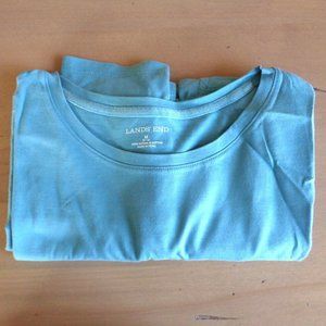 Lands End Supima Crew Long Sleeve Tee Shirt  Excellent used Condition! Medium